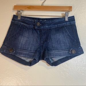 True Religion Distressed Denim Short